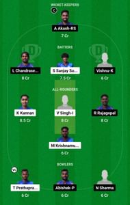 Dream11 Team for Eagles vs Kings - Siechem Pondicherry T10 2023.